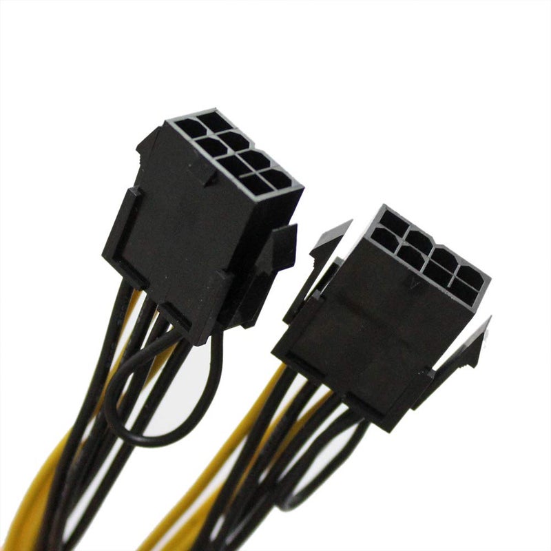 GinTai 8-Pin GPU Female to PCI-E 8-Pin Male Graphics Card Power Extension Cable (GPU to GPU) Adapter for NVIDIA Tesla K80 M60 M40 P100 030-0571-000 (4-inch; 10cm) - Image 5